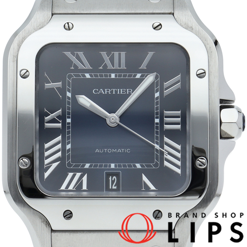 サントス ドゥ カルティエ ウォッチ LM ブルー