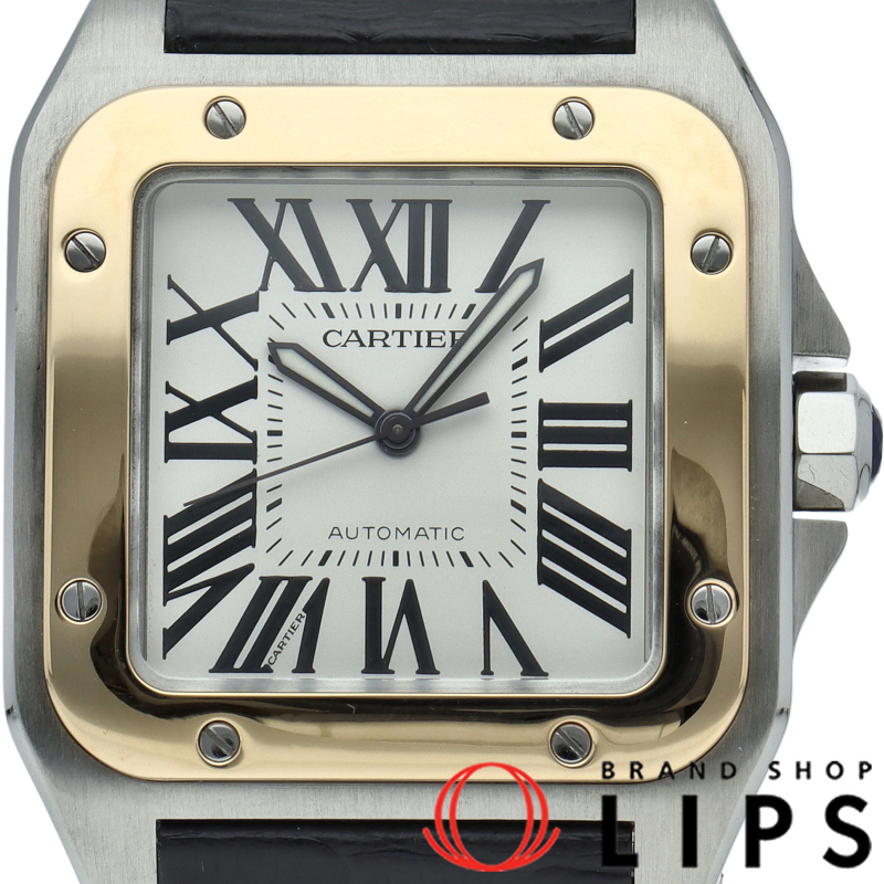 サントス100 ウォッチ LM コンビ