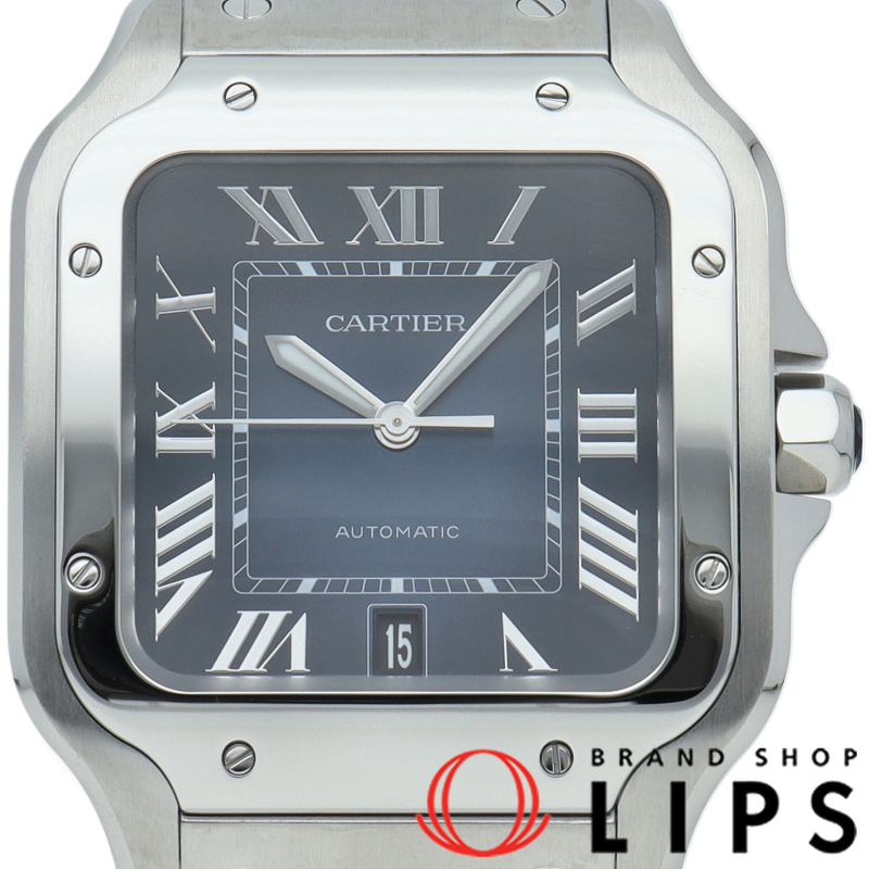 サントス ドゥ カルティエ ウォッチ LM ブルー