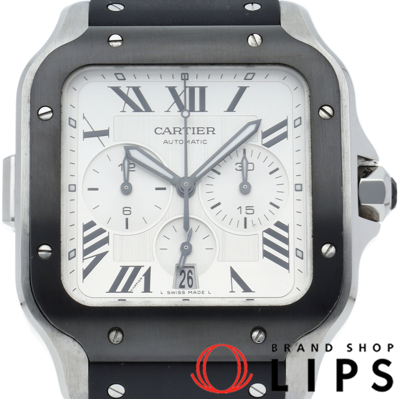 サントス ドゥ カルティエ クロノグラフ ウォッチ XL