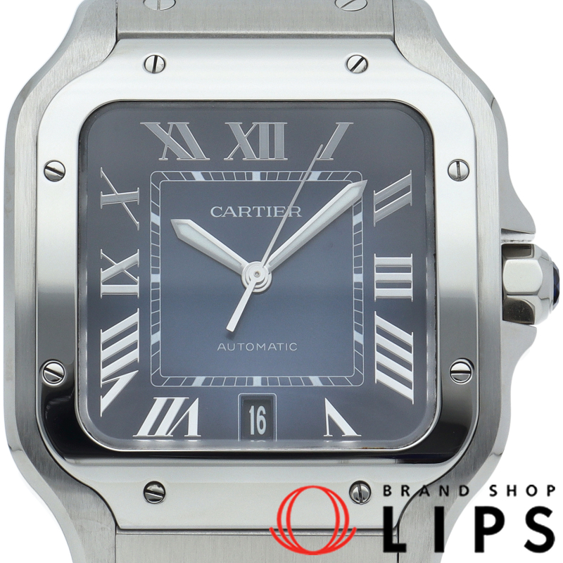 サントス ドゥ カルティエ ウォッチ LM ブルー