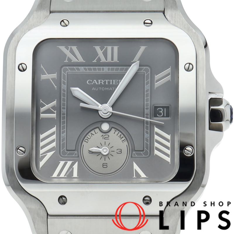 サントス ドゥ カルティエ デュアルタイム ウォッチ LM