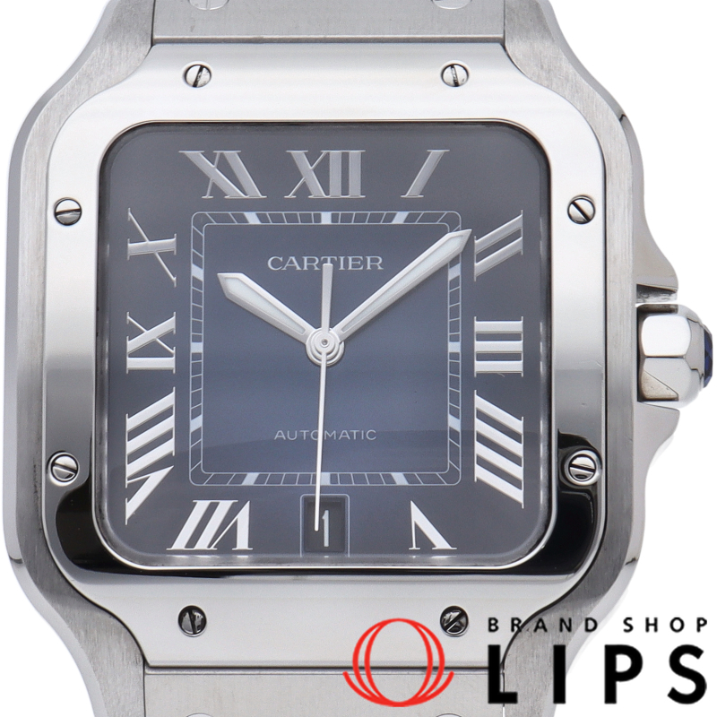 サントス ドゥ カルティエ ウォッチ LM ブルー