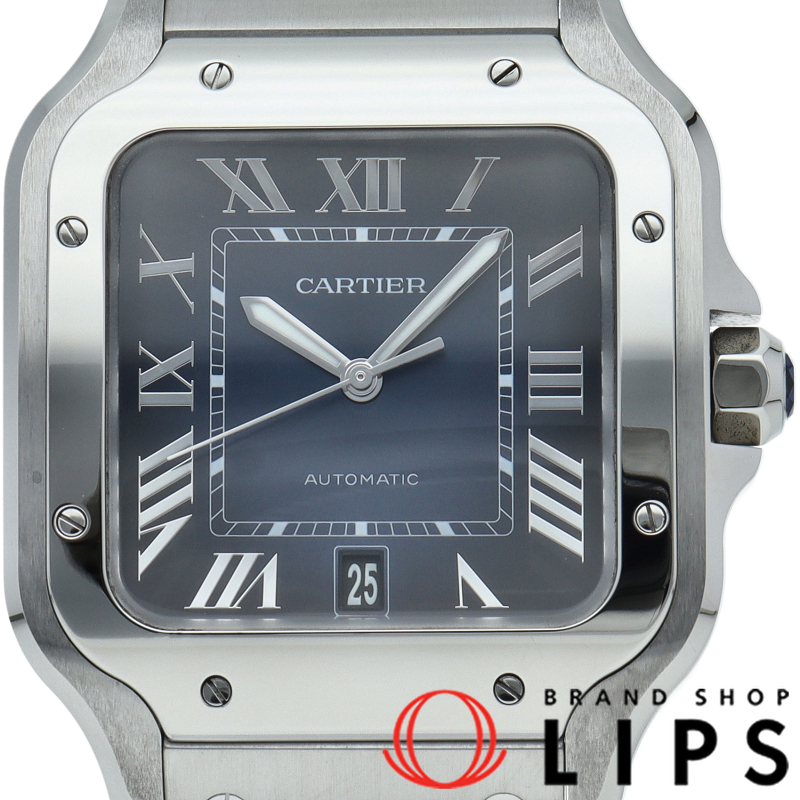 サントス ドゥ カルティエ ウォッチ LM ブルー