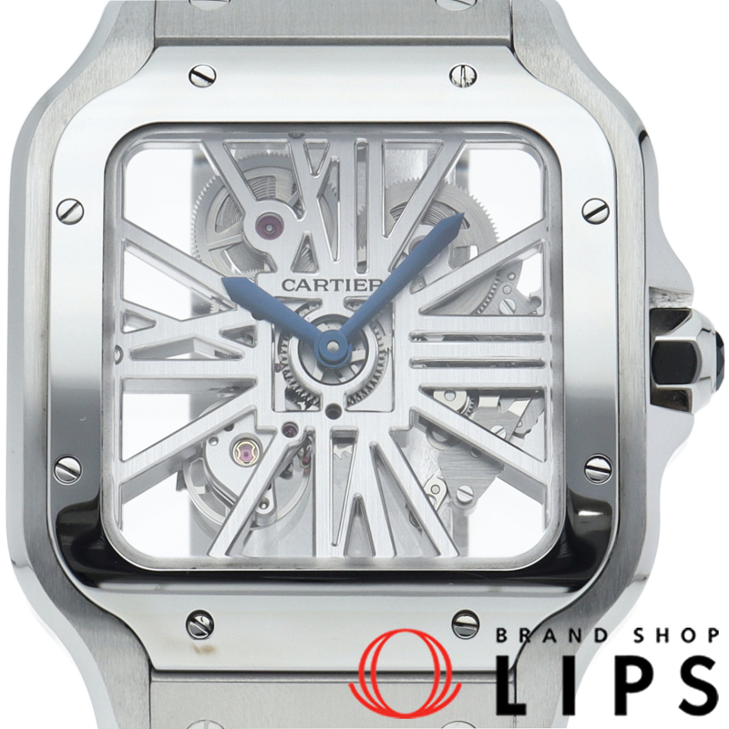 サントス ドゥ カルティエ スケルトン ウォッチ LM