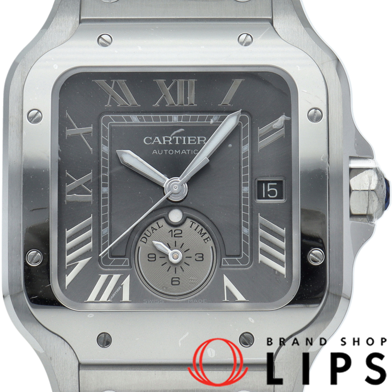 サントス ドゥ カルティエ デュアルタイム ウォッチ LM