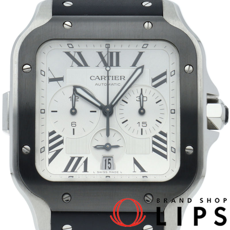 サントス ドゥ カルティエ クロノグラフ ウォッチ XL