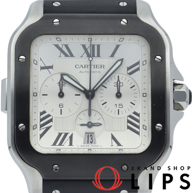 サントス ドゥ カルティエ クロノグラフ ウォッチ XL