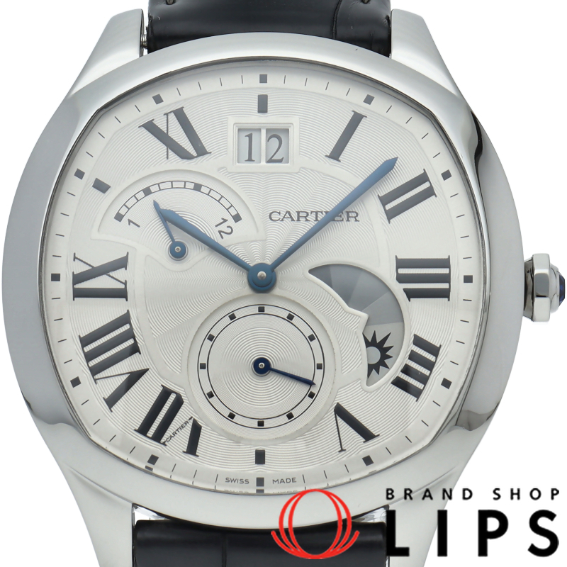 ドライブ ドゥ カルティエ ウォッチ ラージデイト 2タイムゾーン