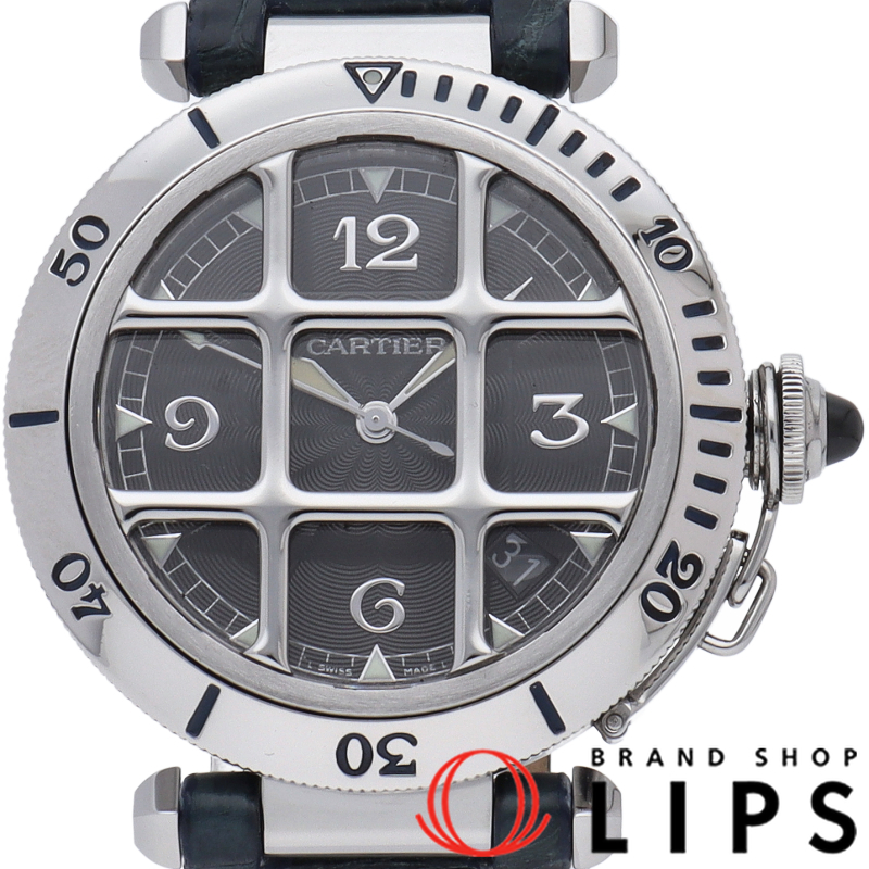 パシャ N゜950 グリッド ウォッチ 38mm プラチナベゼル