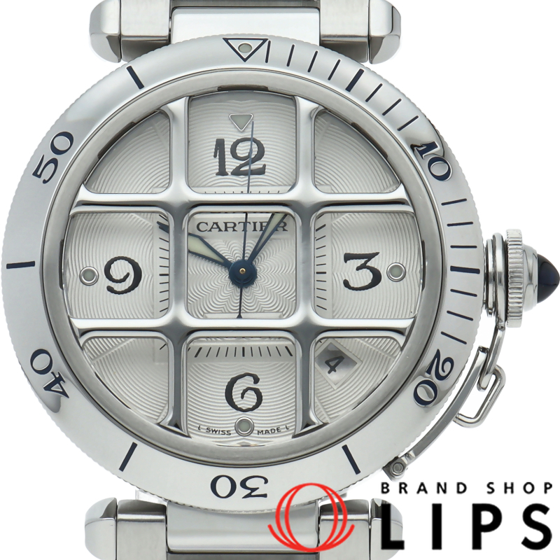 パシャ 38mm ウォッチ グリッド オートマチック