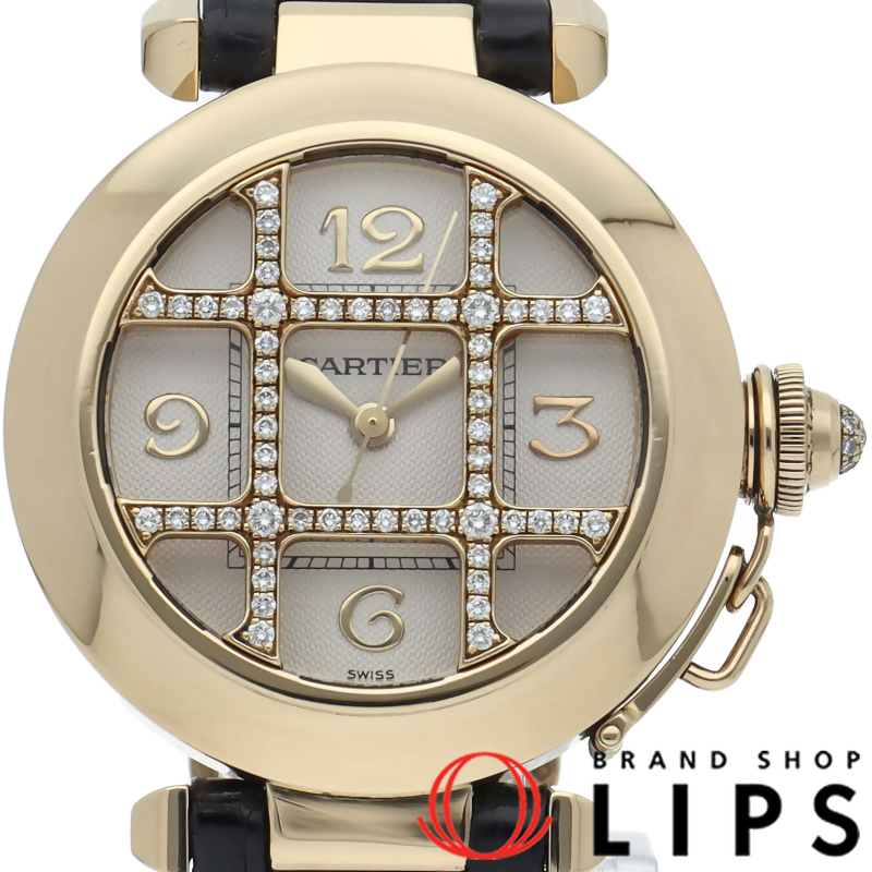 パシャ 32mm ウォッチ グリッドダイヤ オートマチック