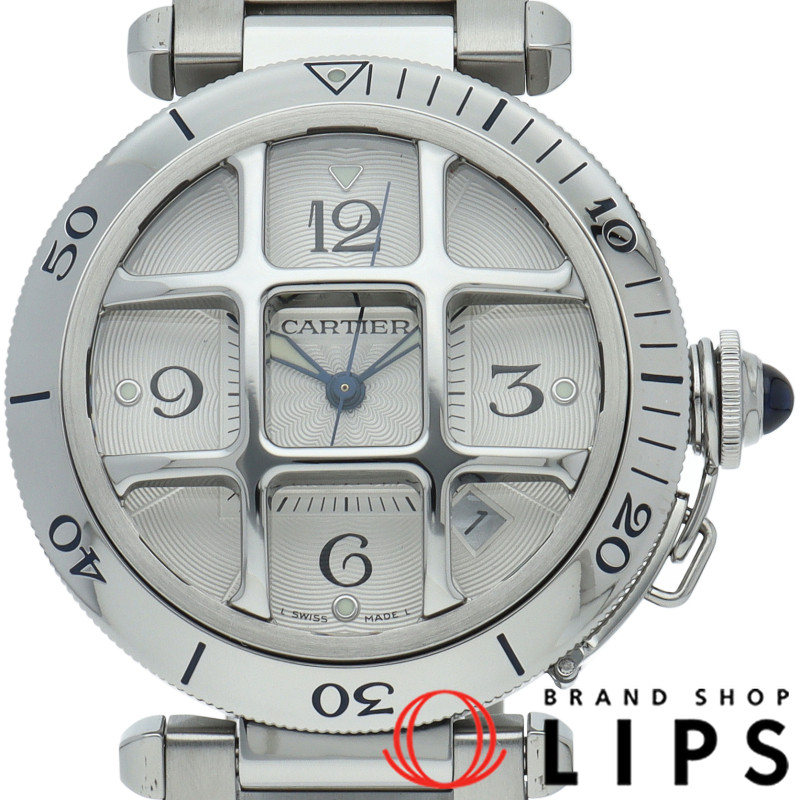 パシャ ウォッチ 38mm コンベックスグリッド OH済