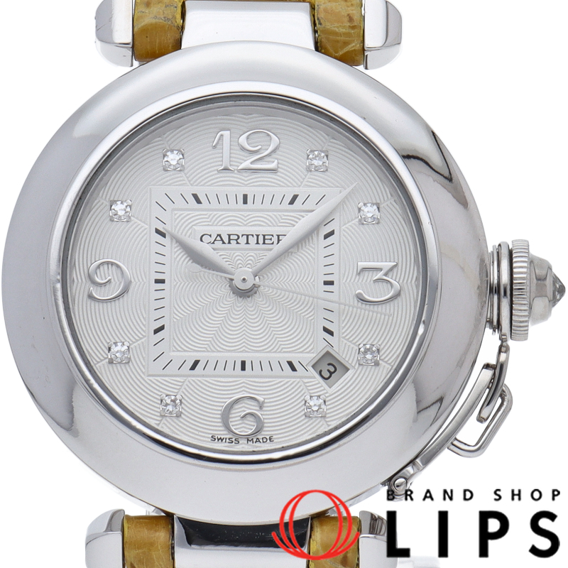 パシャ ウォッチ 32mm 8Pダイヤ オートマチック