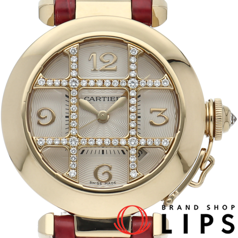 パシャ 32mm ウォッチ グリッドダイヤ オートマチック OH済