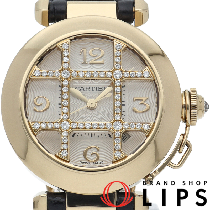 パシャ 32mm ウォッチ グリッドダイヤ オートマチック