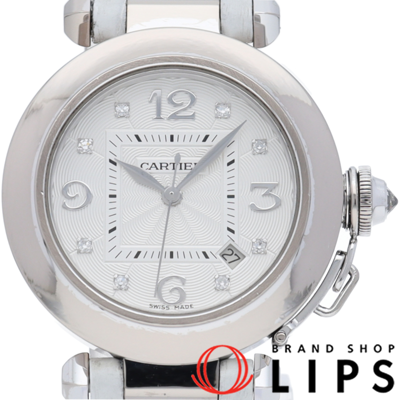 パシャ ウォッチ 32mm 8Pダイヤ オートマチック