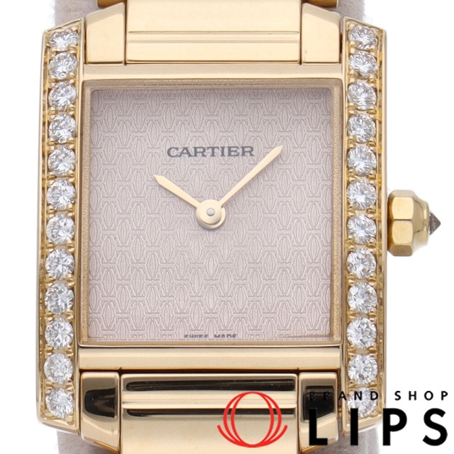 タンク フランセーズ ウォッチ SM ダイヤベゼル