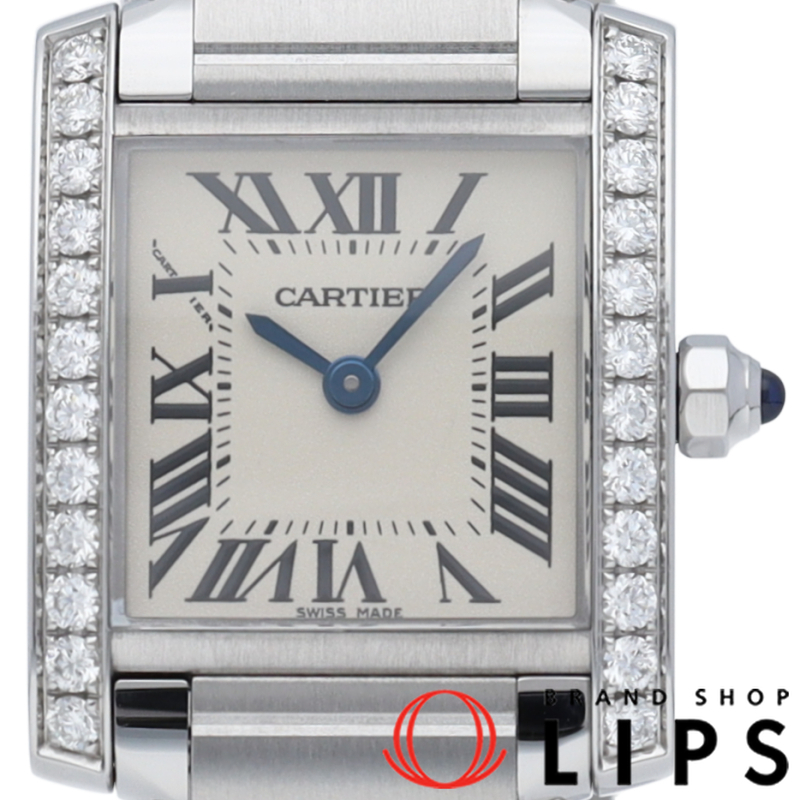 タンク フランセーズ ウォッチ SM ダイヤベゼル