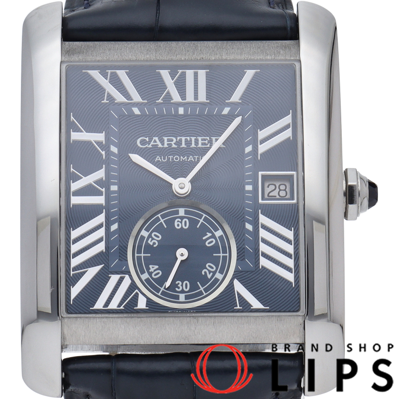 タンク MC メンズ時計 オートマチック ブルー