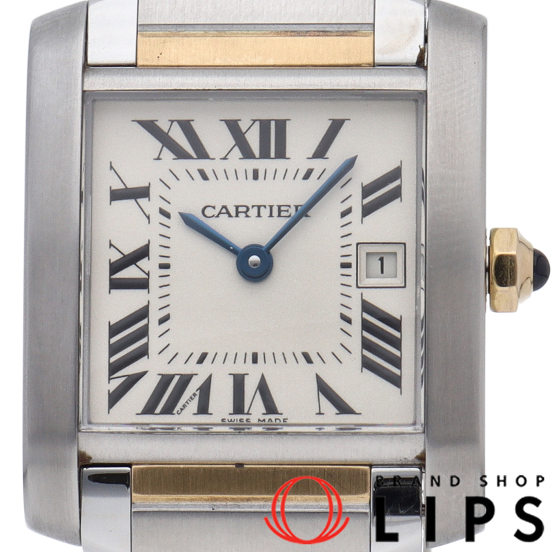 タンク フランセーズ デイト ウォッチ MM コンビ