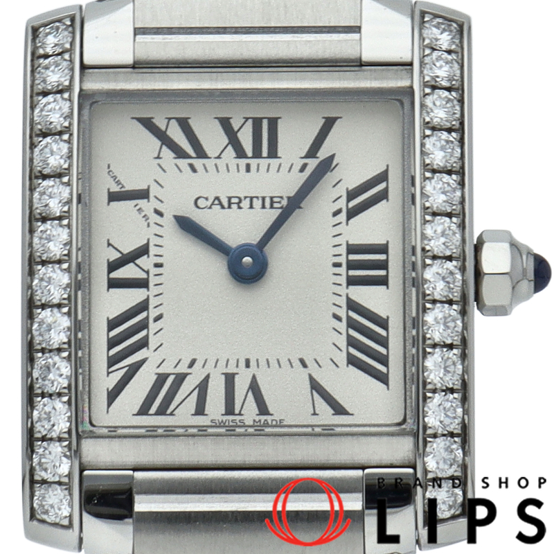 タンク フランセーズ ウォッチ SM ダイヤベゼル