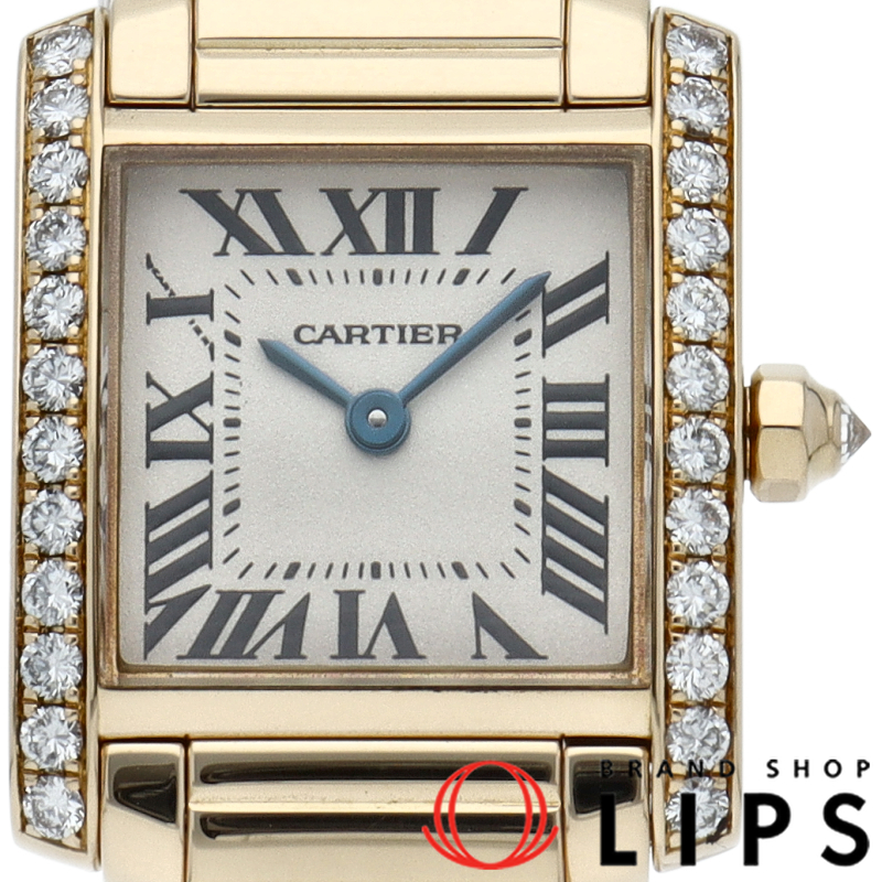 タンクフランセーズ ウォッチ SM ダイヤベゼル