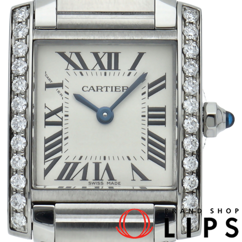 タンクフランセーズSM ウォッチ ダイヤベゼル