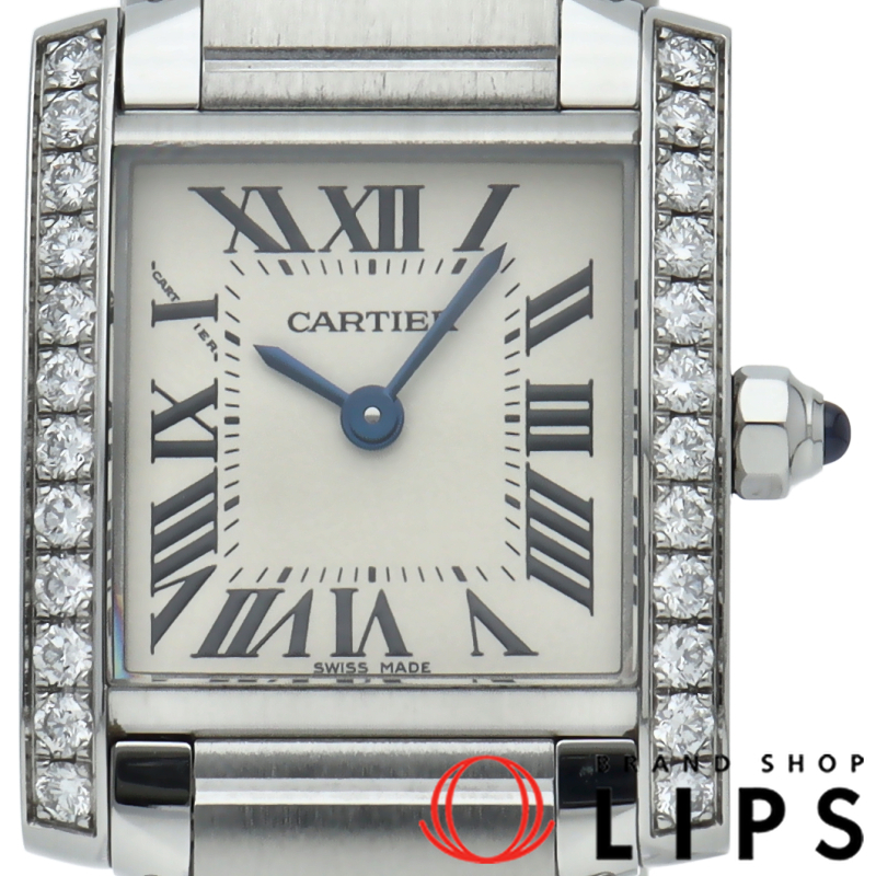 タンクフランセーズSM ウォッチ ダイヤベゼル