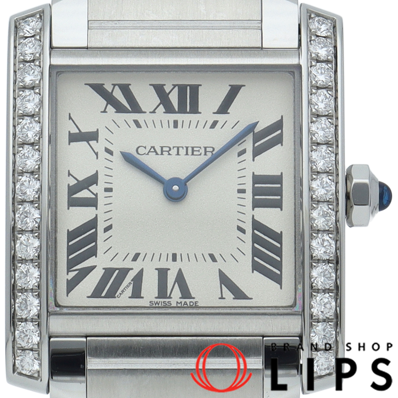 タンクフランセーズMM ウォッチ ダイヤベゼル