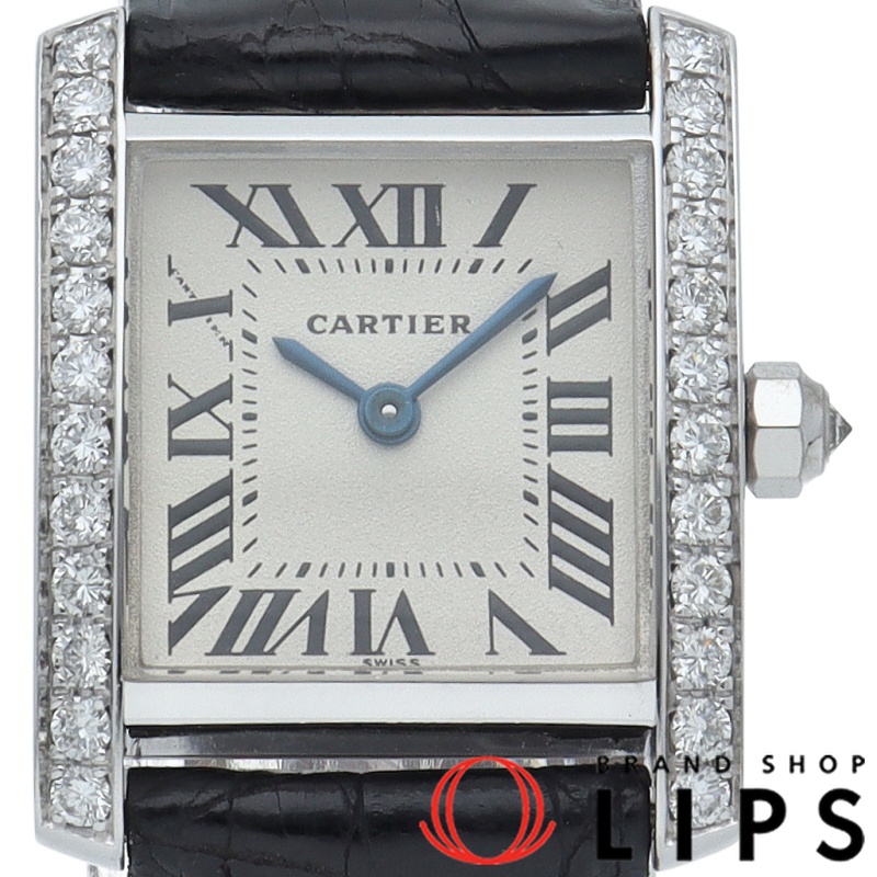 タンクフランセーズSM ウォッチ ダイヤベゼル OH済