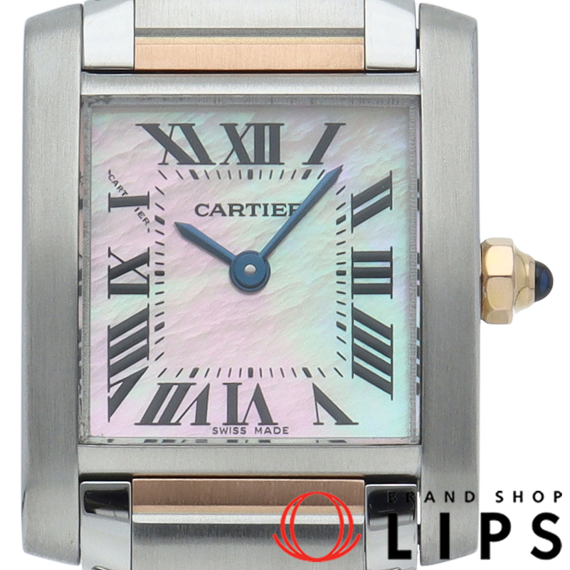 タンクフランセーズSM ウォッチ ピンクシェル