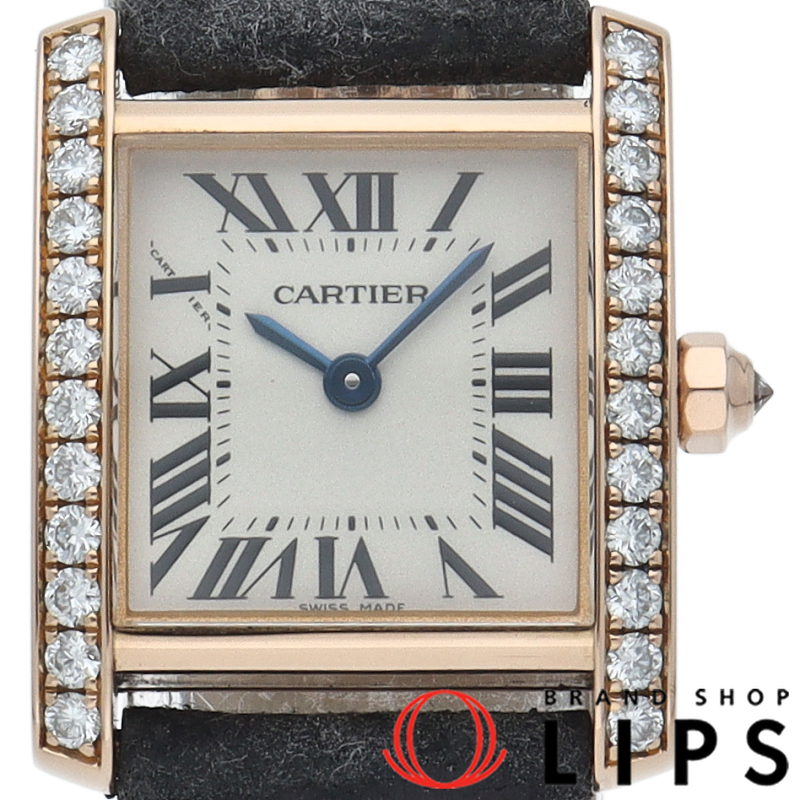 タンクフランセーズSM ウォッチ ダイヤベゼル