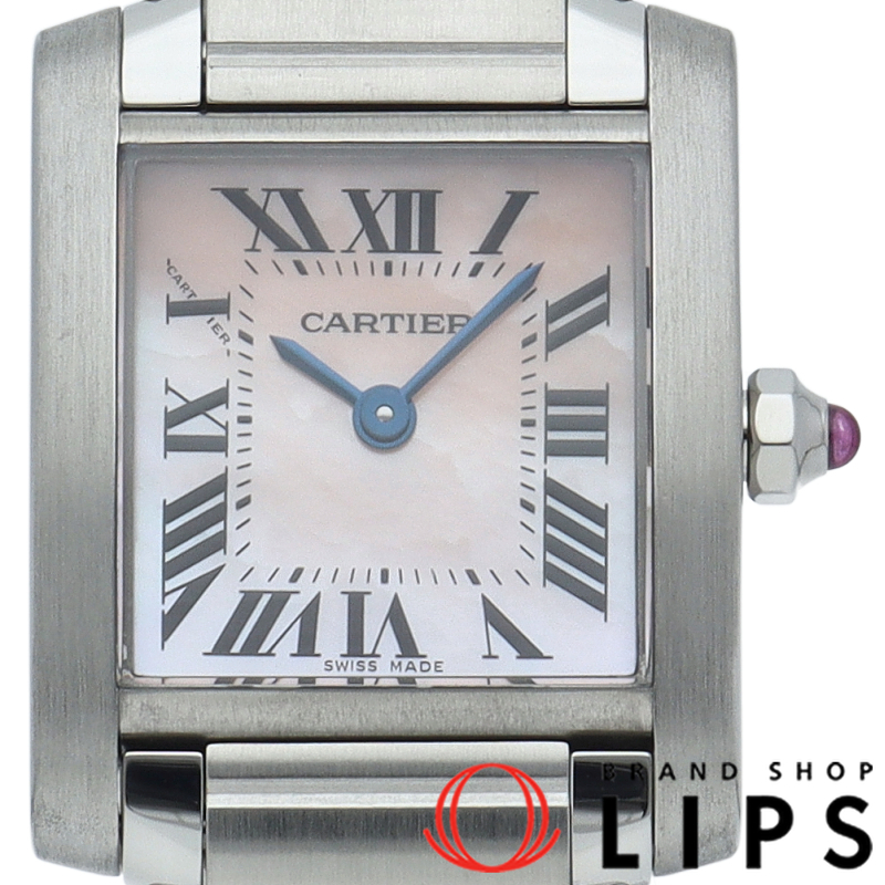 タンクフランセーズSM ウォッチ ピンクシェル メーカーOH済(保証期間中)