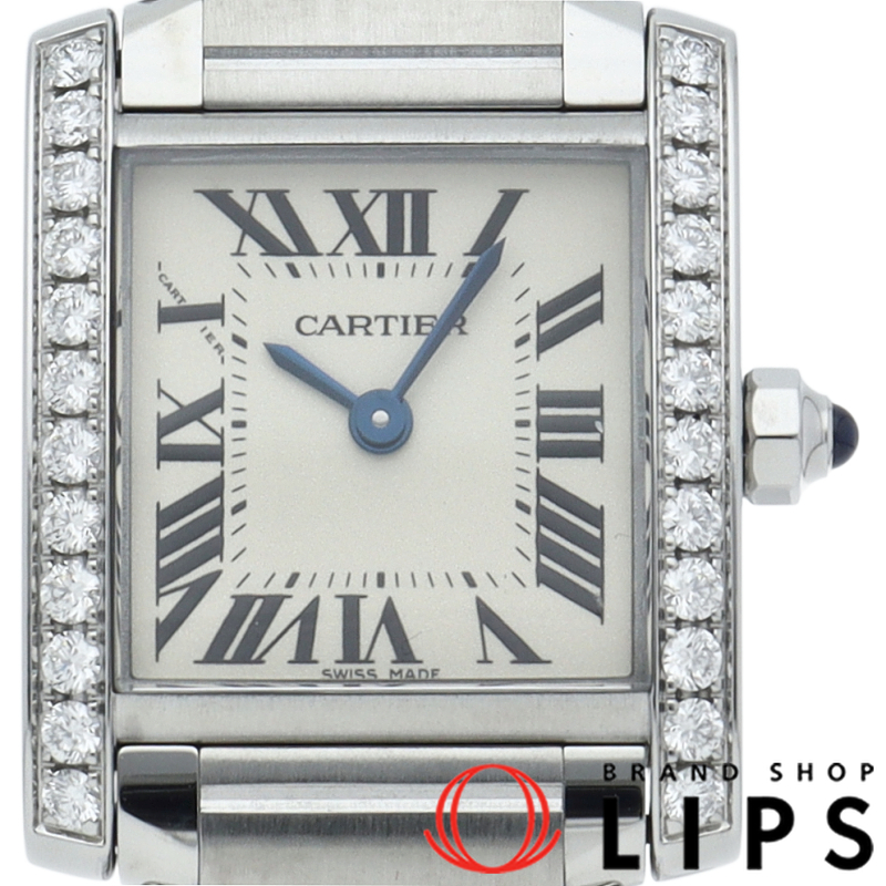 タンク フランセーズ ウォッチ SM ダイヤベゼル