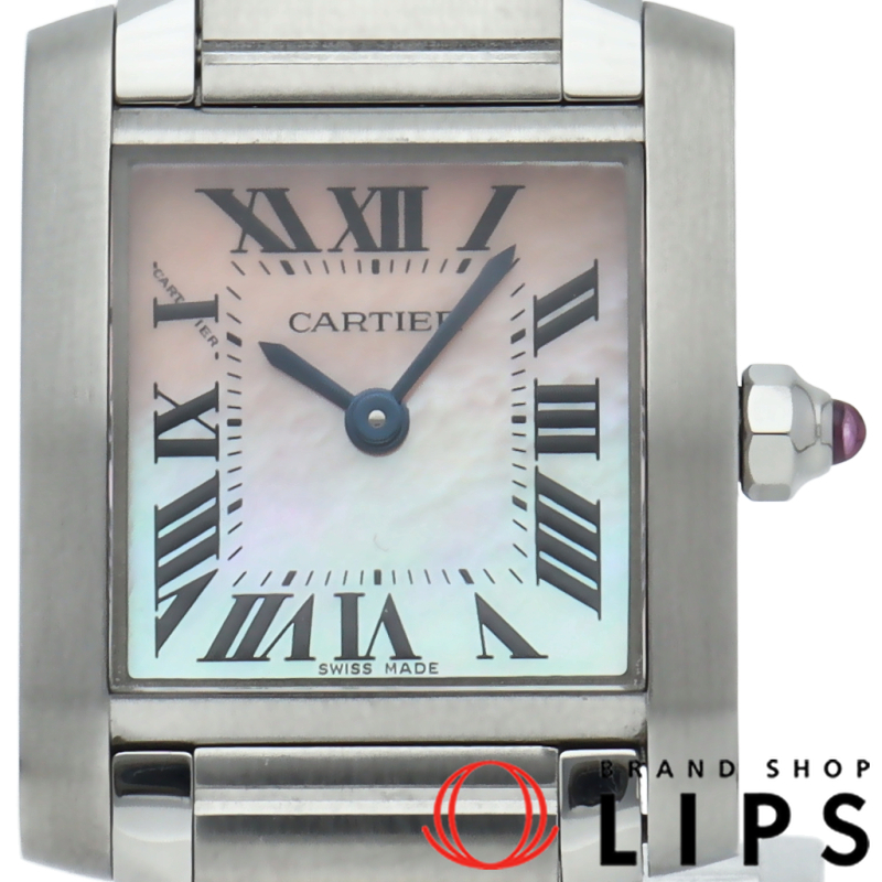 タンクフランセーズSM ウォッチ ピンクシェル