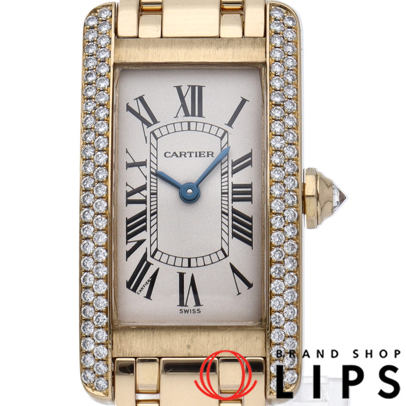 タンクアメリカン ウォッチ SM ダイヤベゼル