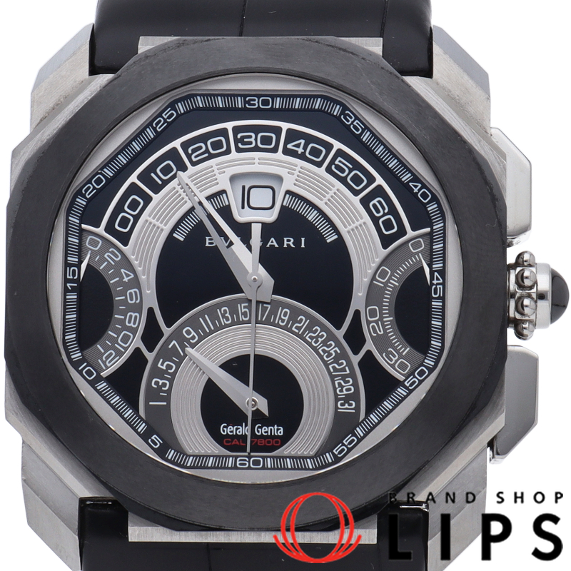 オクト クロノグラフ クアドリ レトロ ウォッチ 45mm ジェラルド ジェンタ