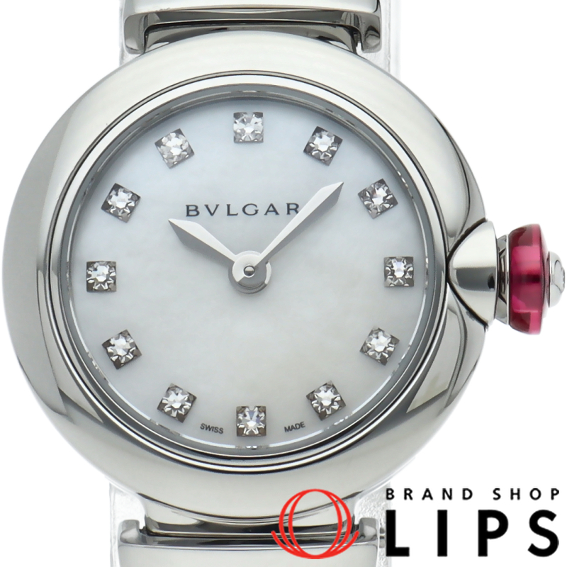 ピッコラ ルチェア レディース時計 12Pダイヤ シェル