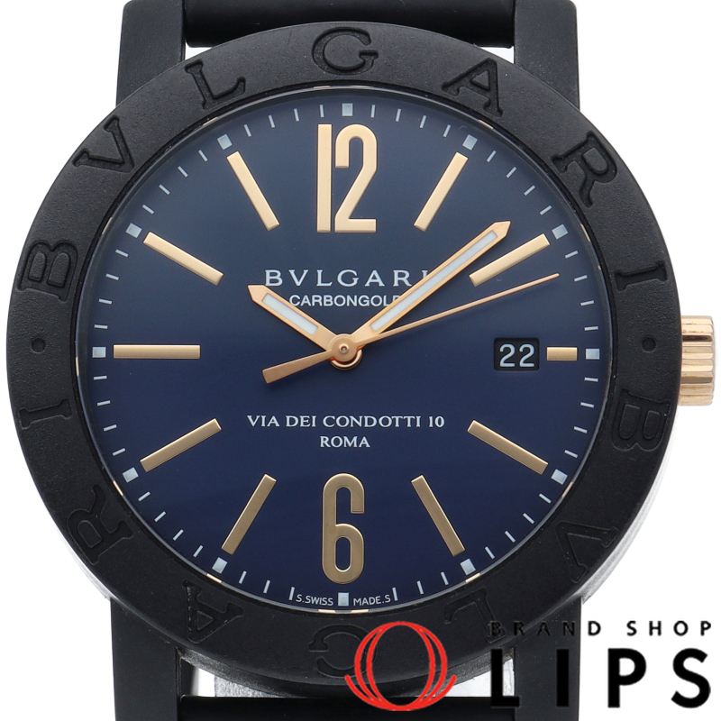 ブルガリ・ブルガリ ウォッチ 40mm カーボンゴールド オートマチック OH済