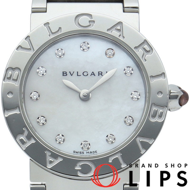 ブルガリブルガリ ウォッチ 26mm 12Pダイヤ シェル