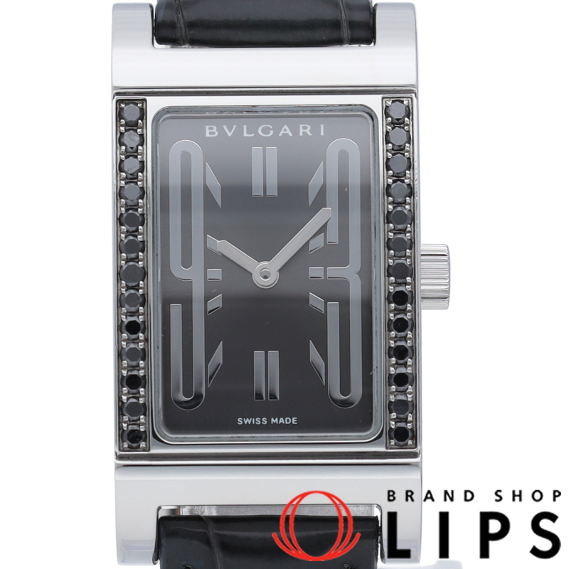 レッタンゴロ レディース時計 ブラックダイヤベゼル