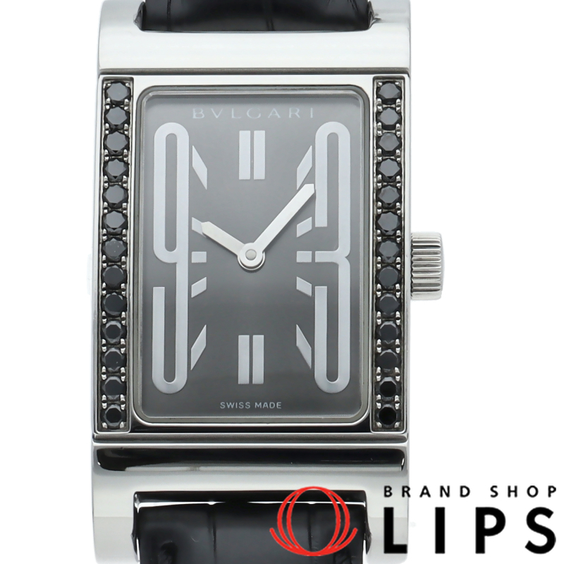 レッタンゴロ レディース時計 ブラックダイヤベゼル