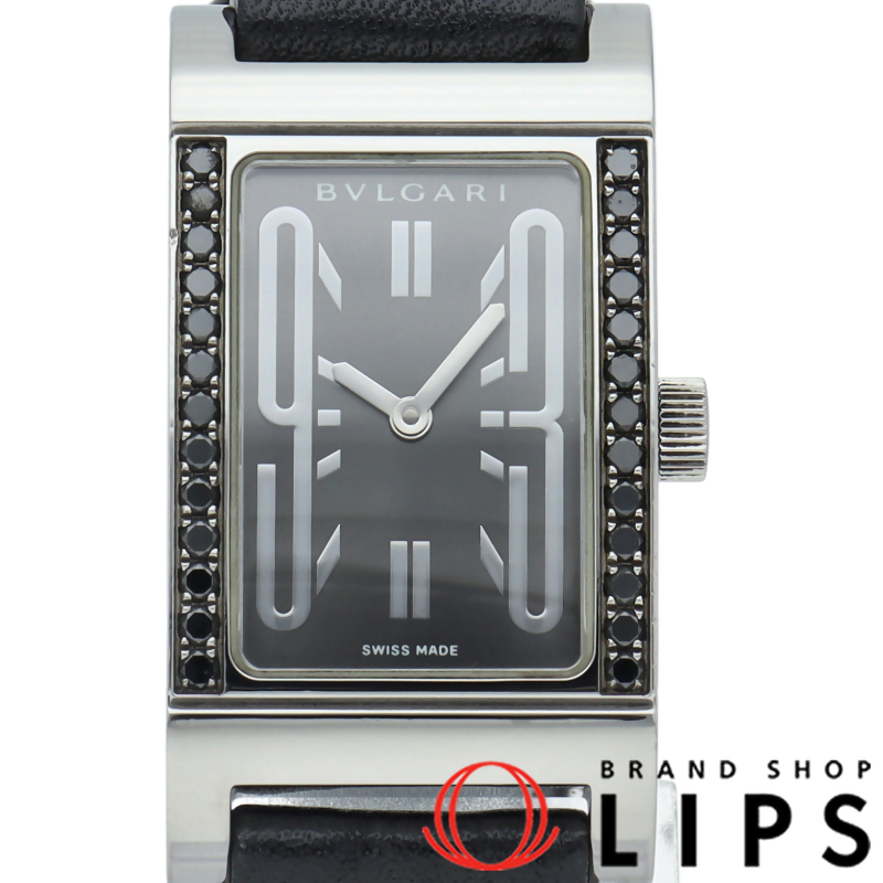 レッタンゴロ レディース時計 ブラックダイヤベゼル