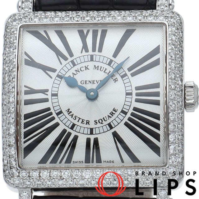 マスター スクエア ダイヤベゼル レディース時計