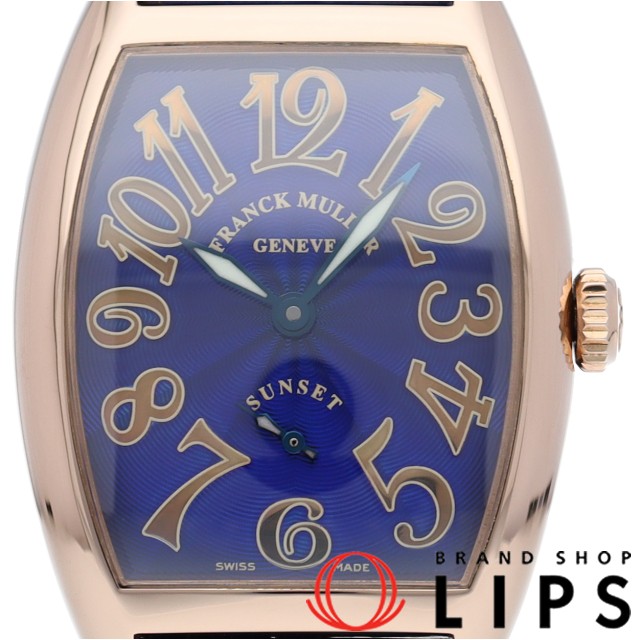 サンセット レディース時計 手巻 ブルー