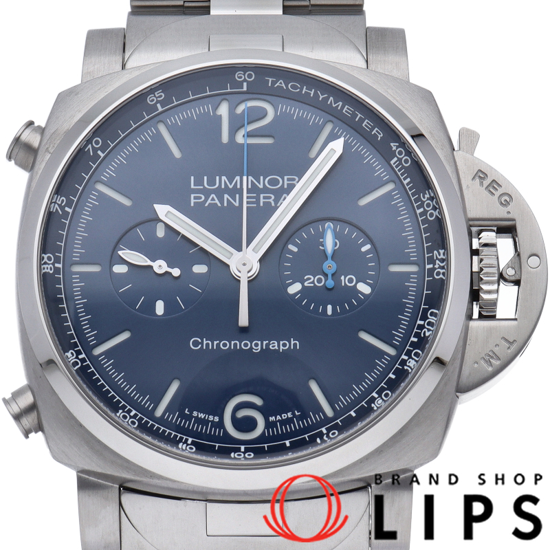 ルミノール クロノグラフ 44mm ブルー