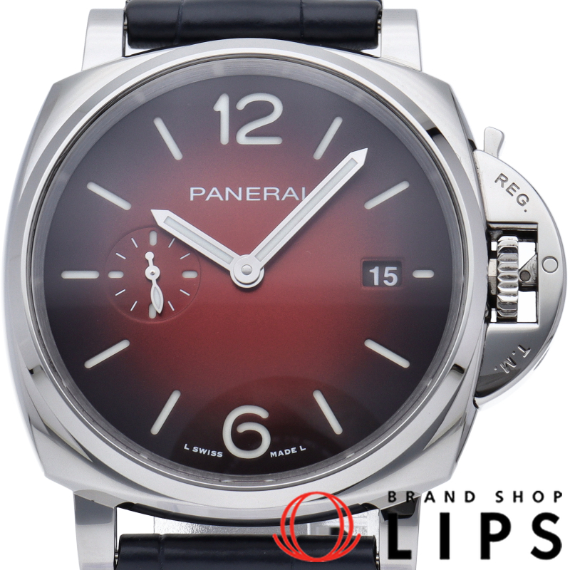 ルミノールドゥエ42mm バーガンディ