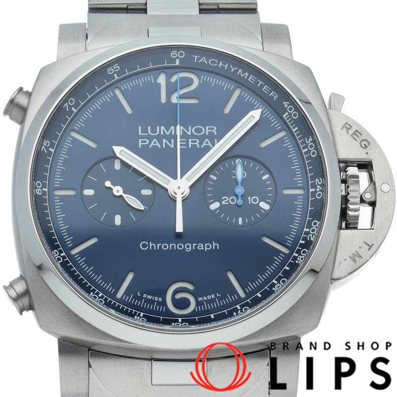 ルミノール クロノグラフ 44mm ブルー