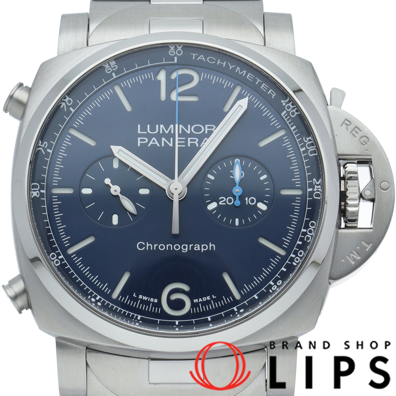 ルミノール クロノグラフ 44mm ブルー